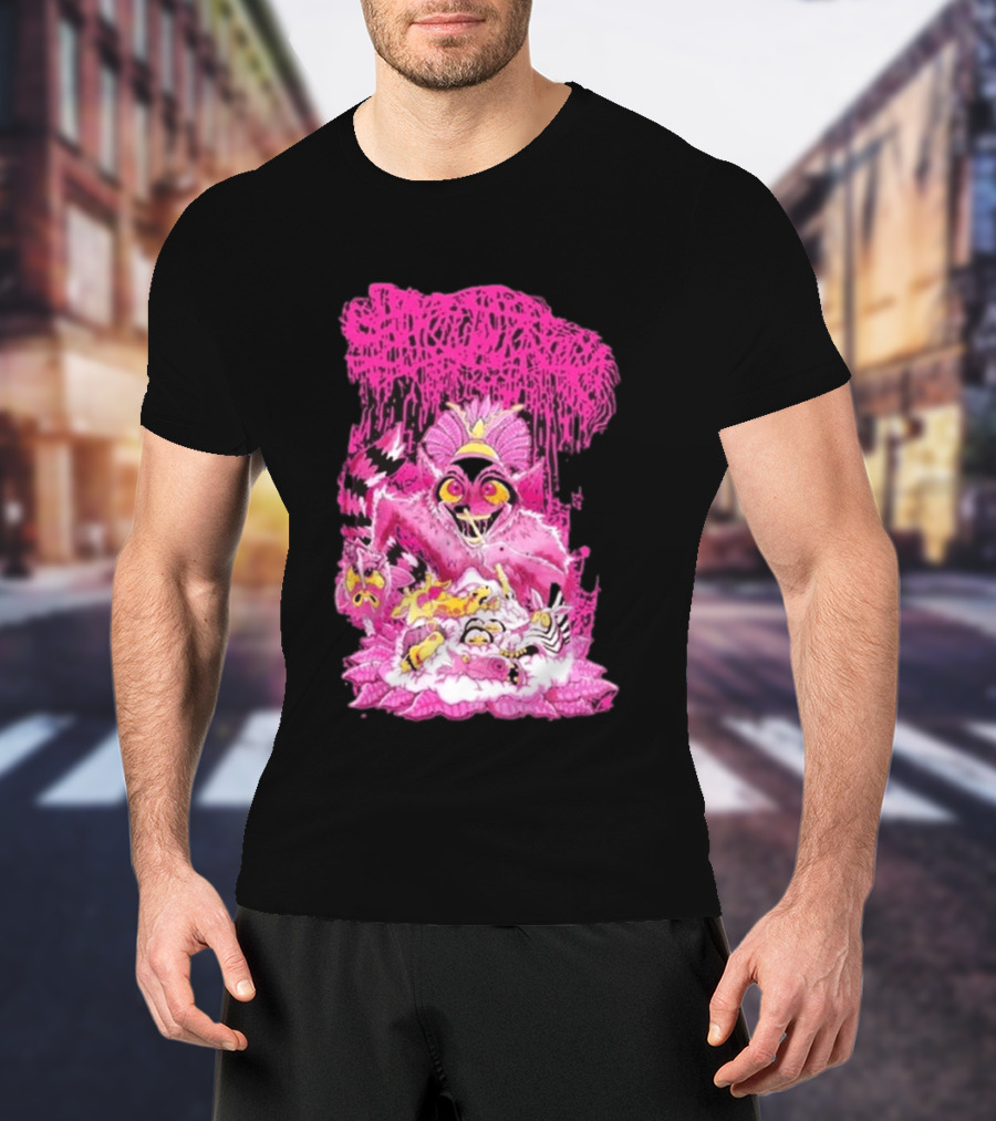 New Sanguisugabogg Pink Monster King Julian Purple T-Shirt