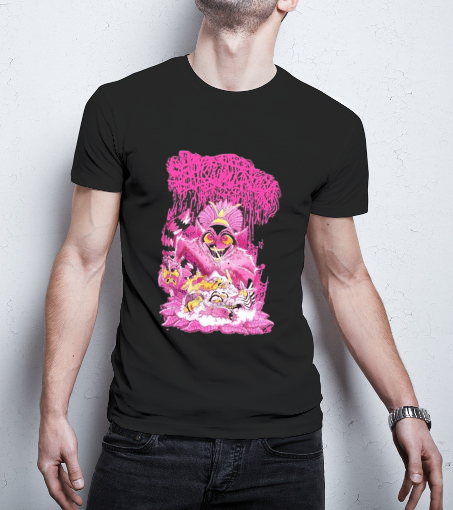 New Sanguisugabogg Pink Monster King Julian Purple T-Shirt
