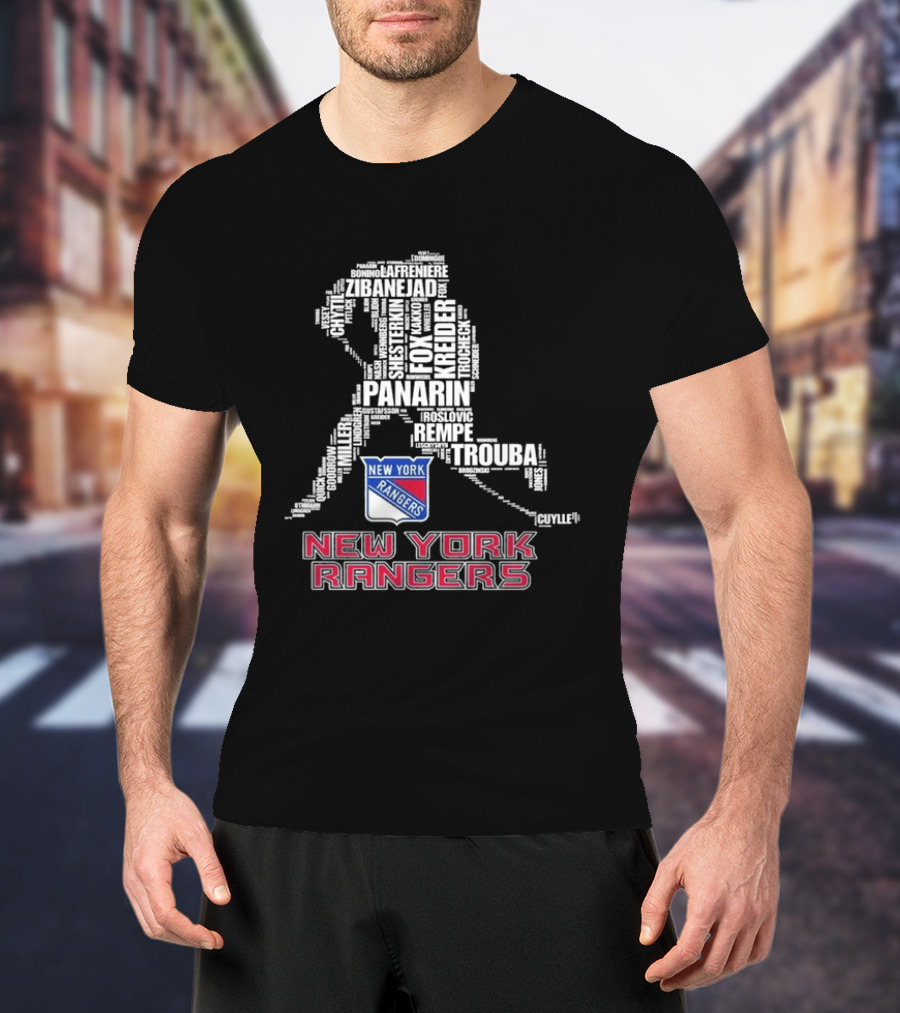 New York Rangers Hockey 2024 Panarin Trouba T-Shirt