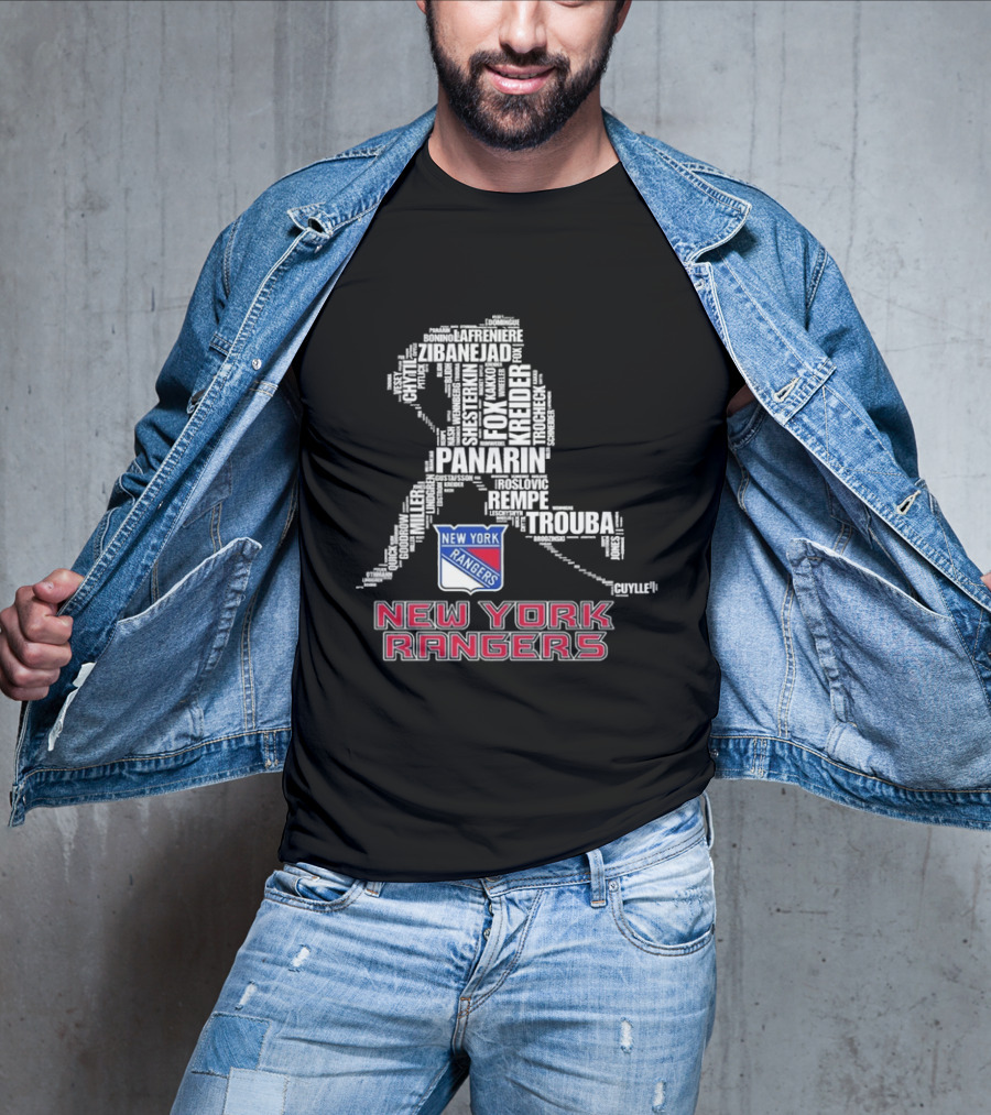 New York Rangers Hockey 2024 Panarin Trouba T-Shirt