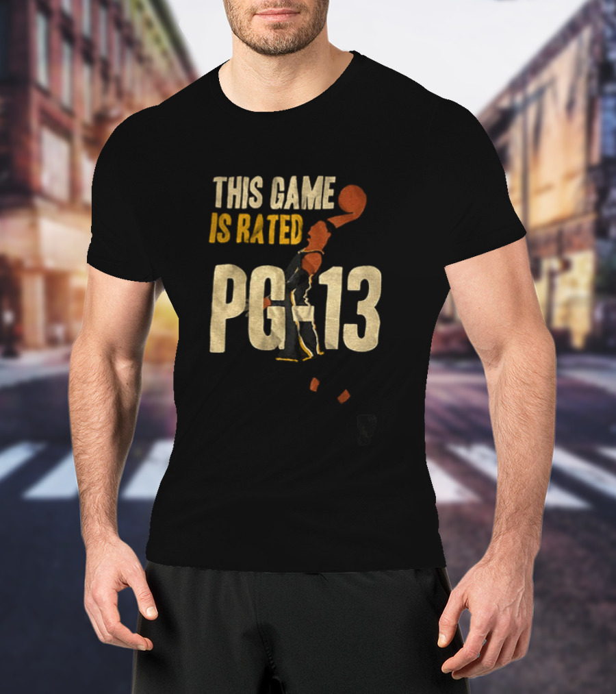 Tony Bradley Indiana Pacers This Game Is Rated PG 13 Basketball Cartoon T-Shirt