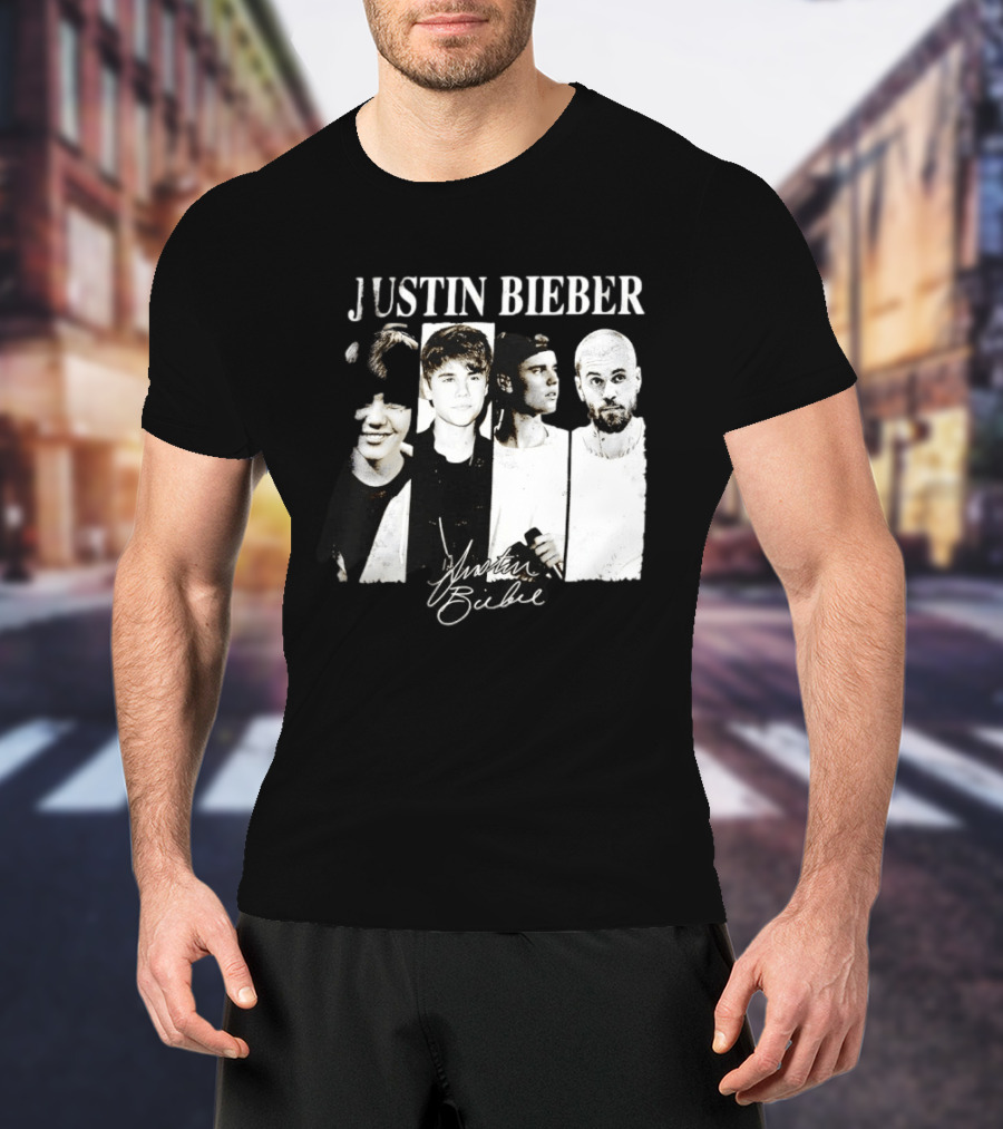 Justin Bieber Swag Evolution Signature Only Here T-Shirt
