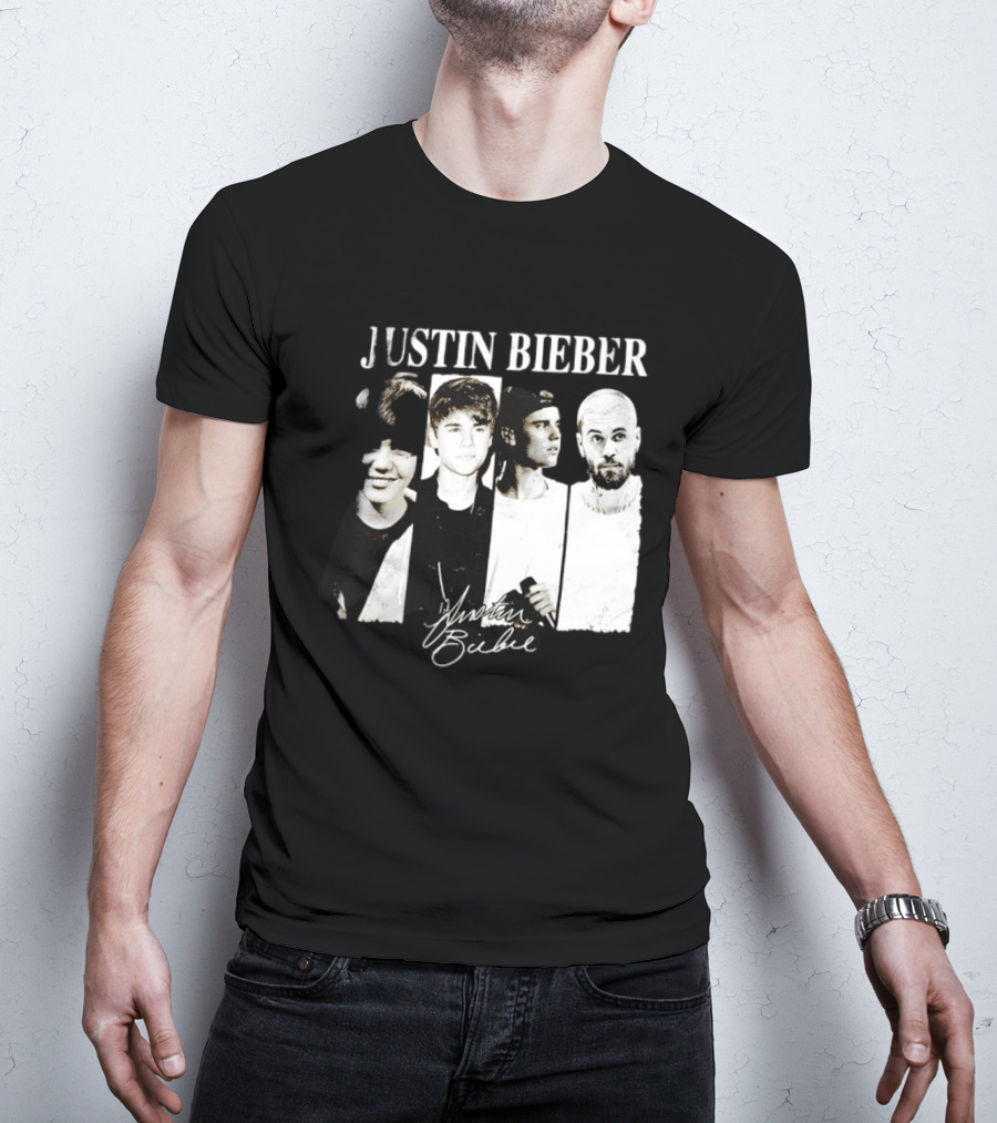 Justin Bieber Swag Evolution Signature Only Here T-Shirt