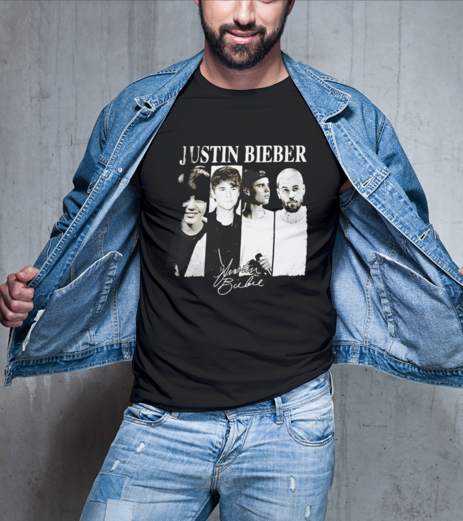 Justin Bieber Swag Evolution Signature Only Here T-Shirt