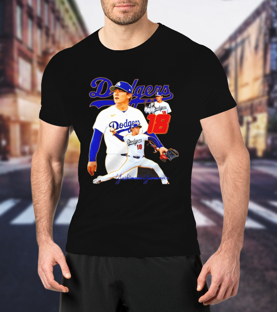 Los Angeles Dodgers Yoshinobu Yamamoto 18 Baseball 2026 T-Shirt