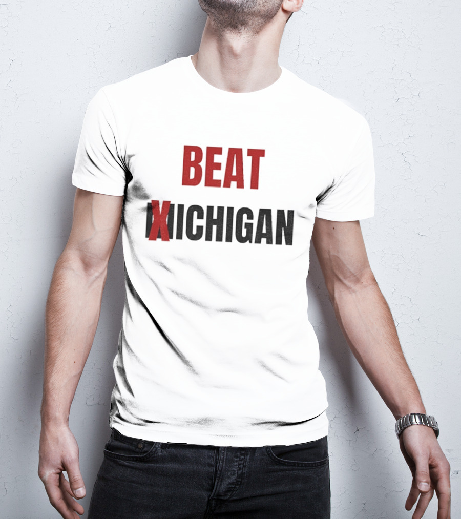 Beat Michigan Ohio State Buckeyes Football NCAA 2025 Rivalry Game T-Shirt
