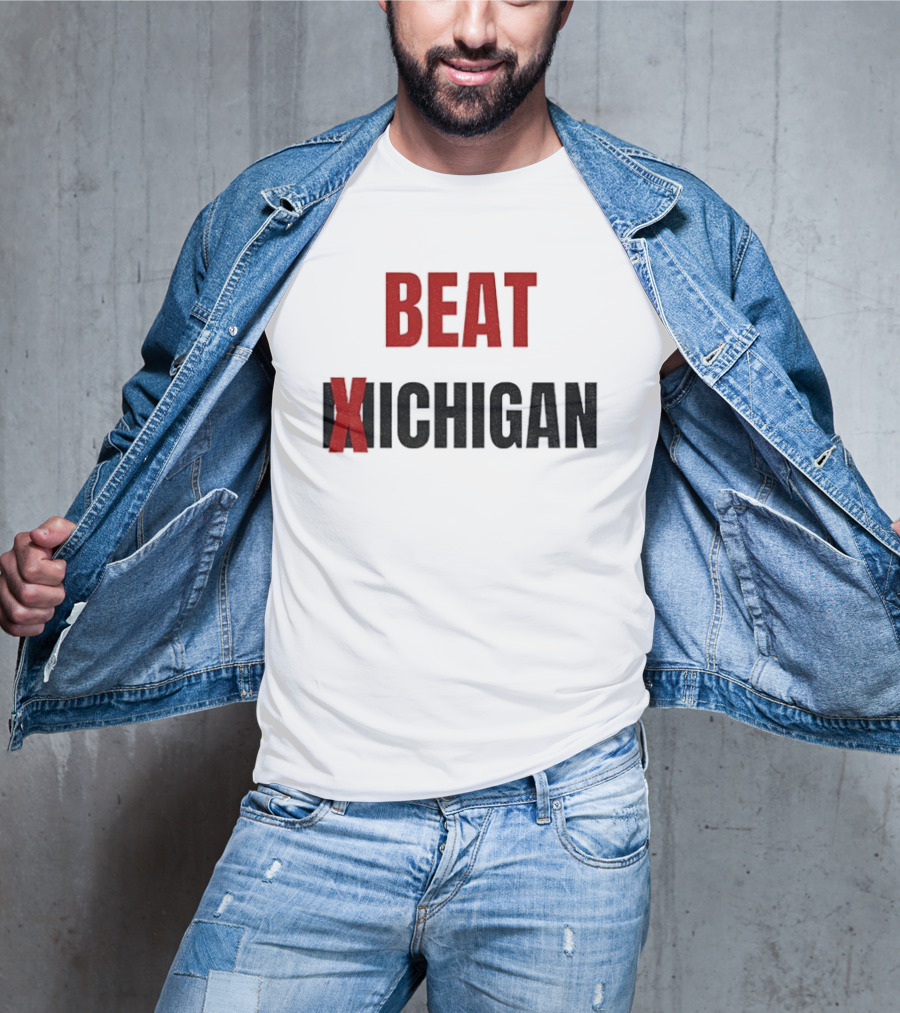 Beat Michigan Ohio State Buckeyes Football NCAA 2025 Rivalry Game T-Shirt
