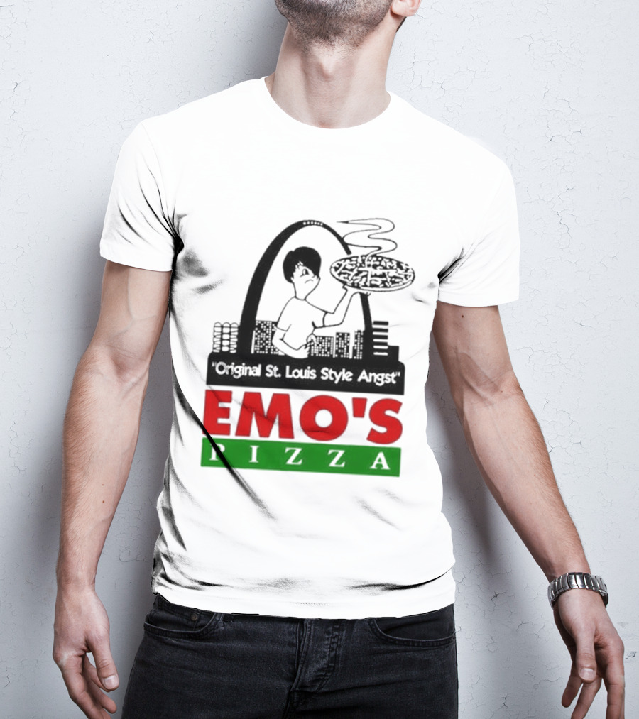 Original St. Louis Style Angst Emo's Pizza T-Shirt