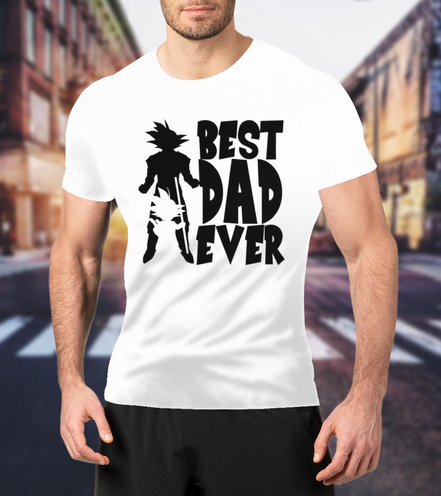 Best Dad Ever Goku Dragon Ball T-Shirt