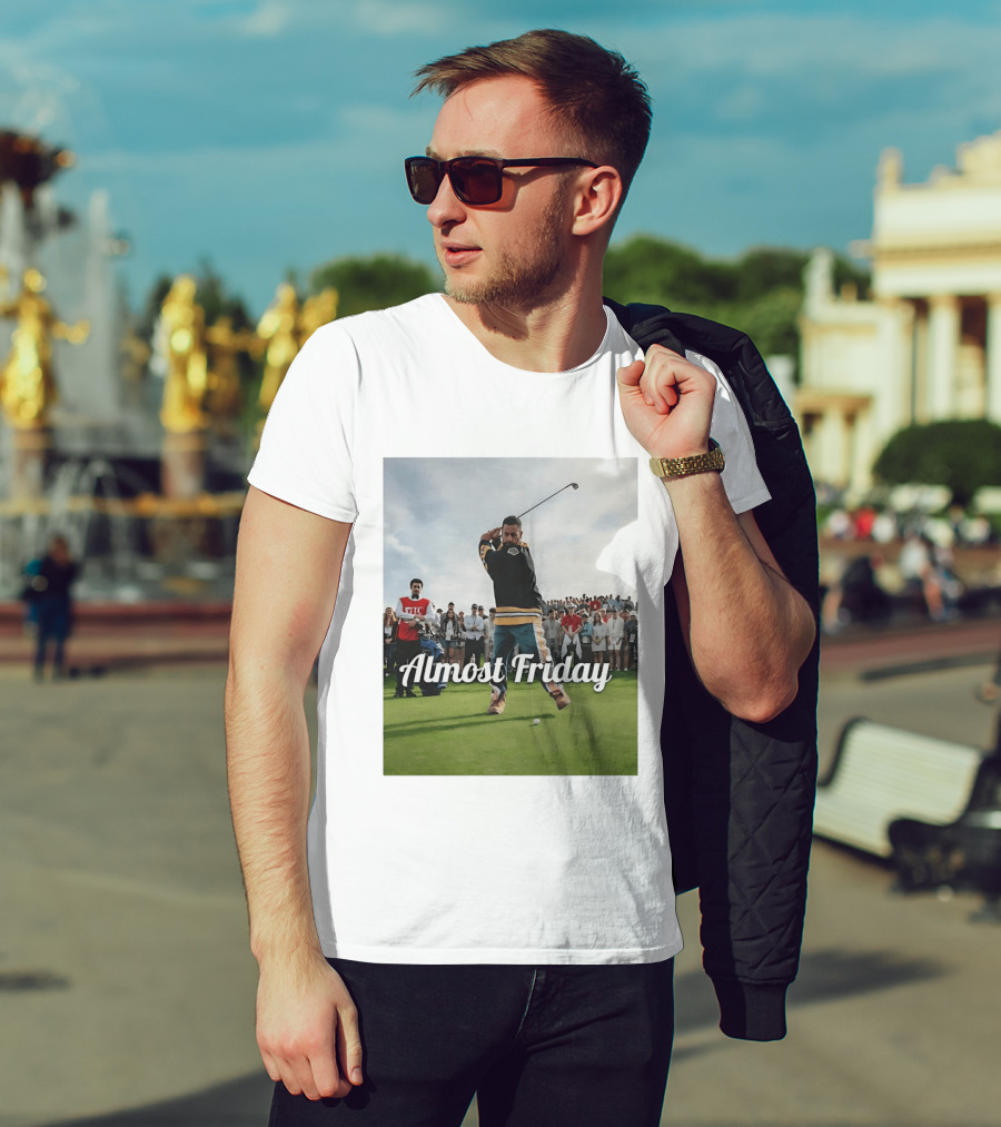 Happy Gilmore Almost Friday Hockey Golf Scene T-Shirt