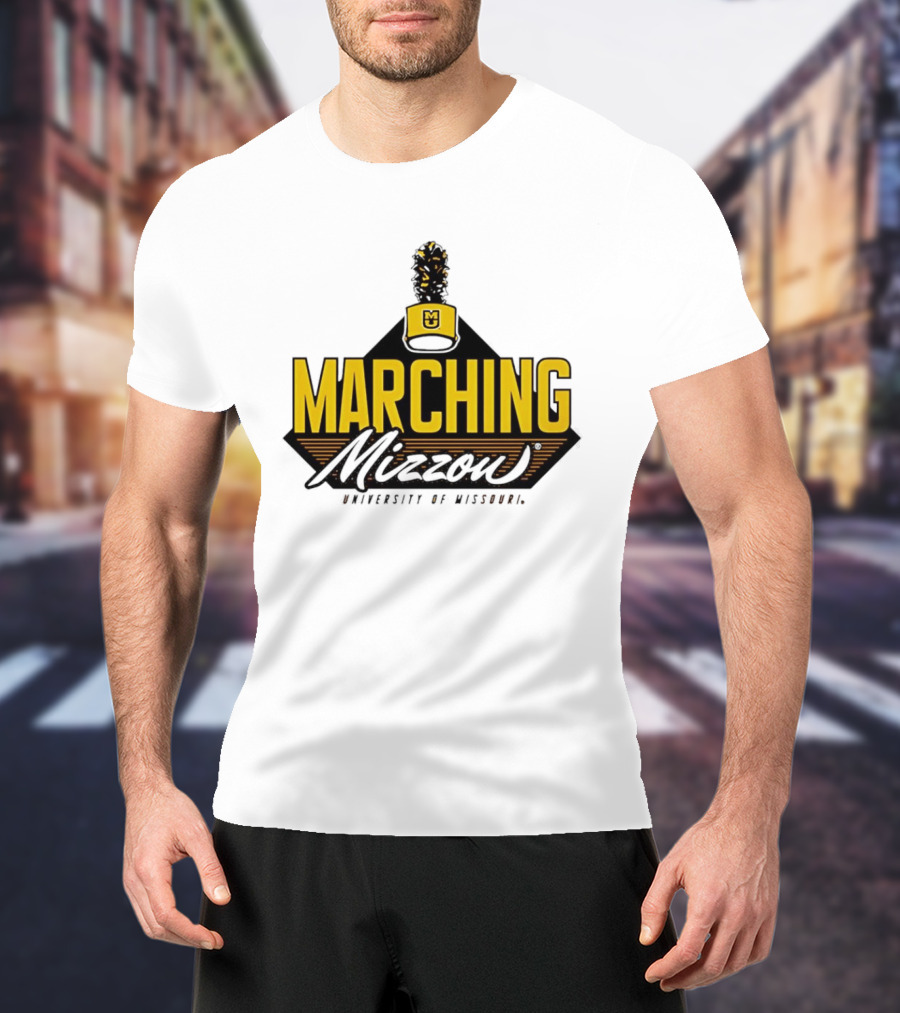 Marching Mizzou University Of Missouri Oval Tiger Head 2024 T-Shirt
