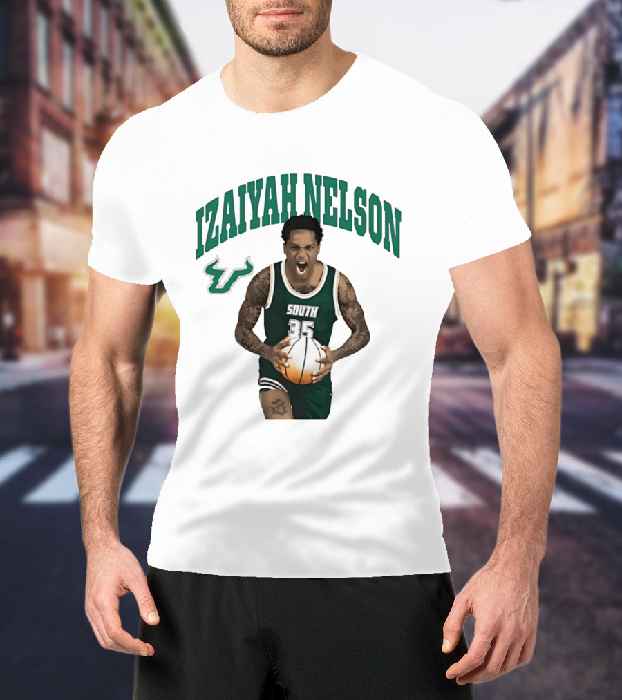 Izaiyah Nelson South Florida Bulls Basketball 35 T-Shirt