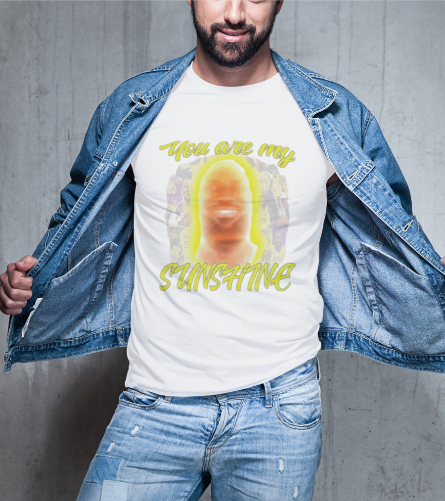 You Are My Sunshine Lebron James Lakers Basketball Lebonbon T-Shirt