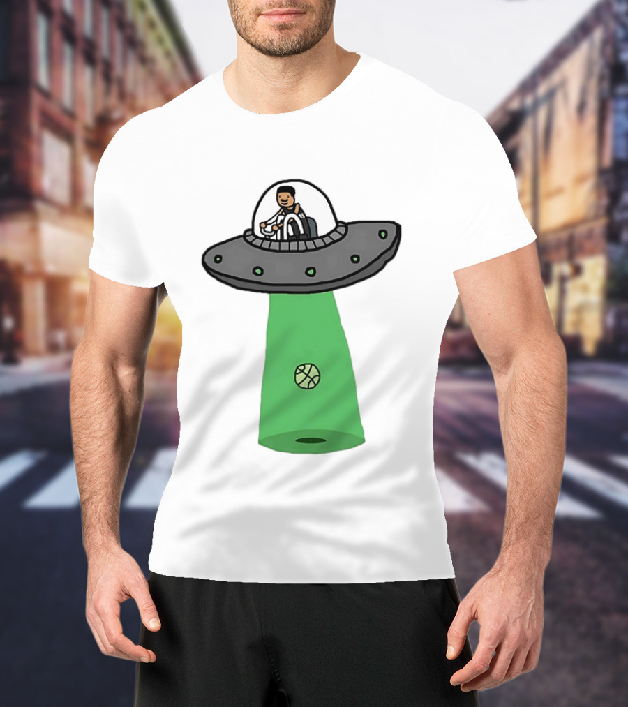 San Antonio Spurs Victor Wembanyama Wemby Extraterrestrial UFO Basketball T-Shirt