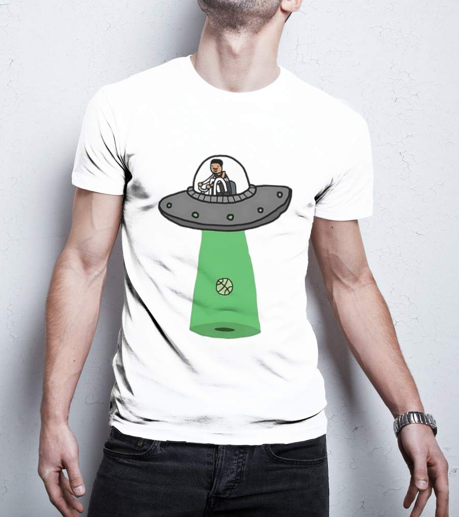 San Antonio Spurs Victor Wembanyama Wemby Extraterrestrial UFO Basketball T-Shirt