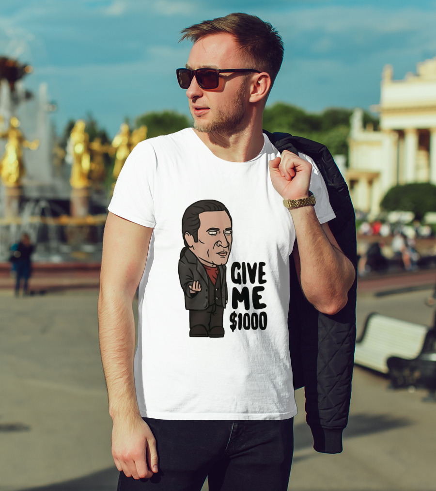 The Sopranos Furio Giunta Cartoon Give Me $1000 T-Shirt