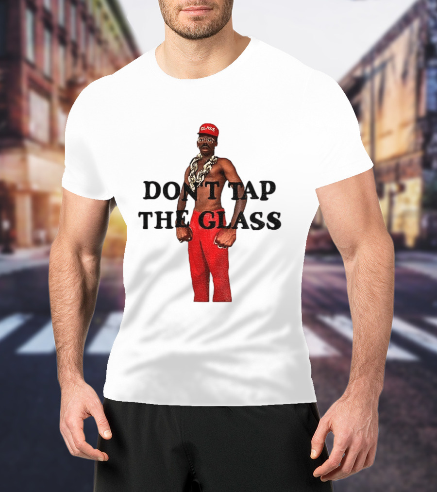 Tyler The Creator Don't Tap The Glass Red Pants Chain Glasses T-Shirt