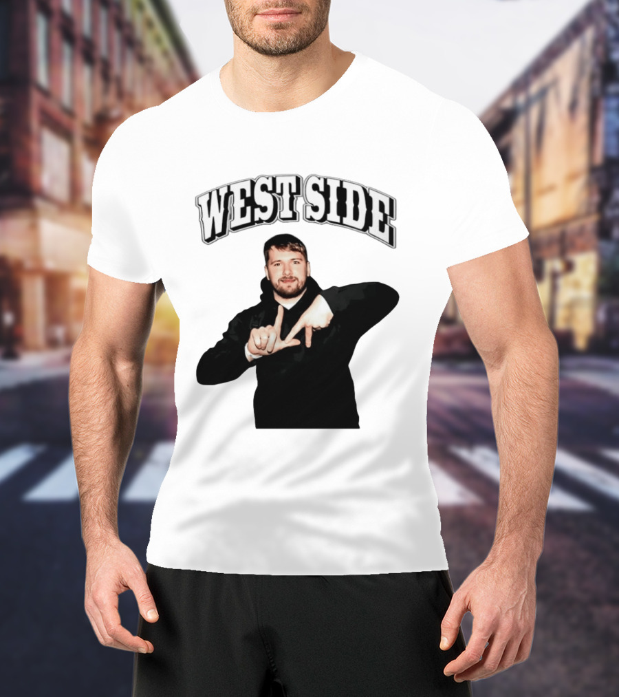 Luka Doncic Westside LA Hand Lakers T-Shirt