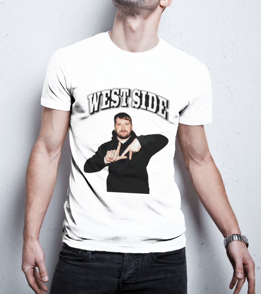 Luka Doncic Westside LA Hand Lakers T-Shirt