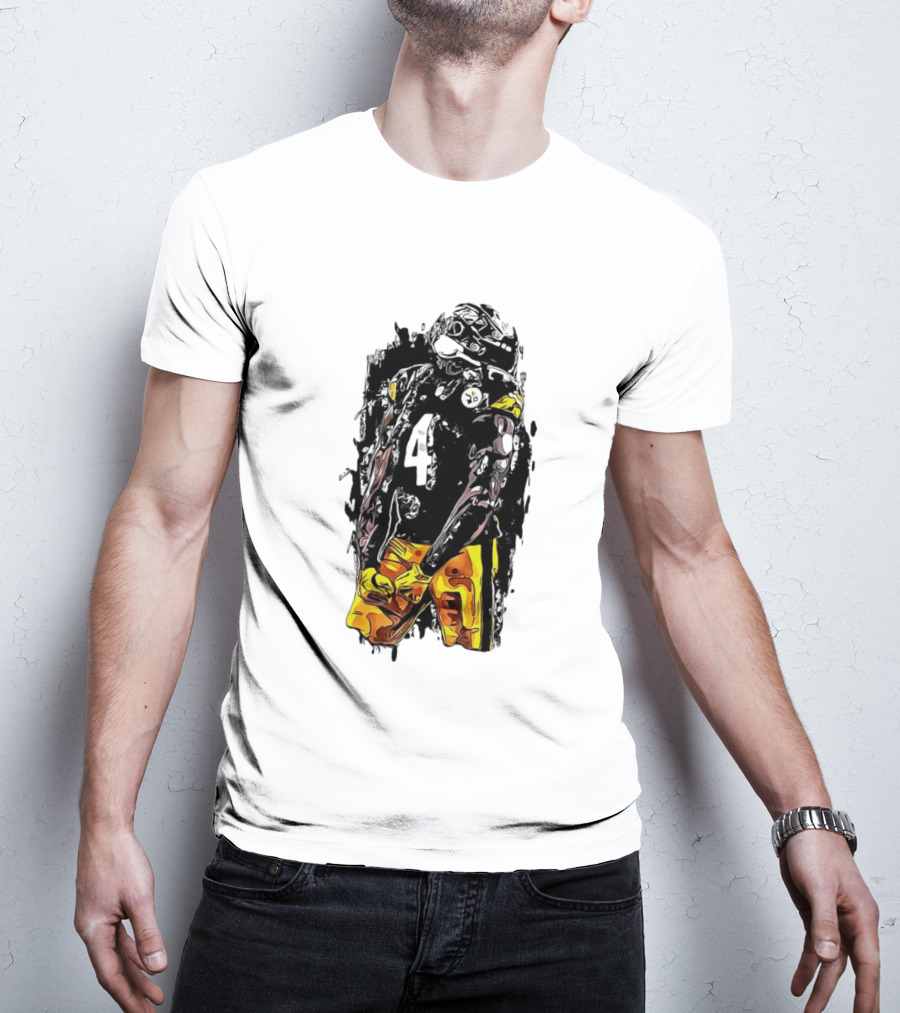 Zecharius Metcalf Metcalf Pittsburgh Steelers Black And Gold 4 DK T-Shirt