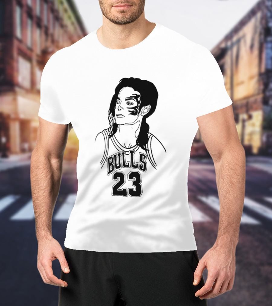 Chicago Bulls 23 Triple Mike Jordan Jackson Tyson Mashup T-Shirt