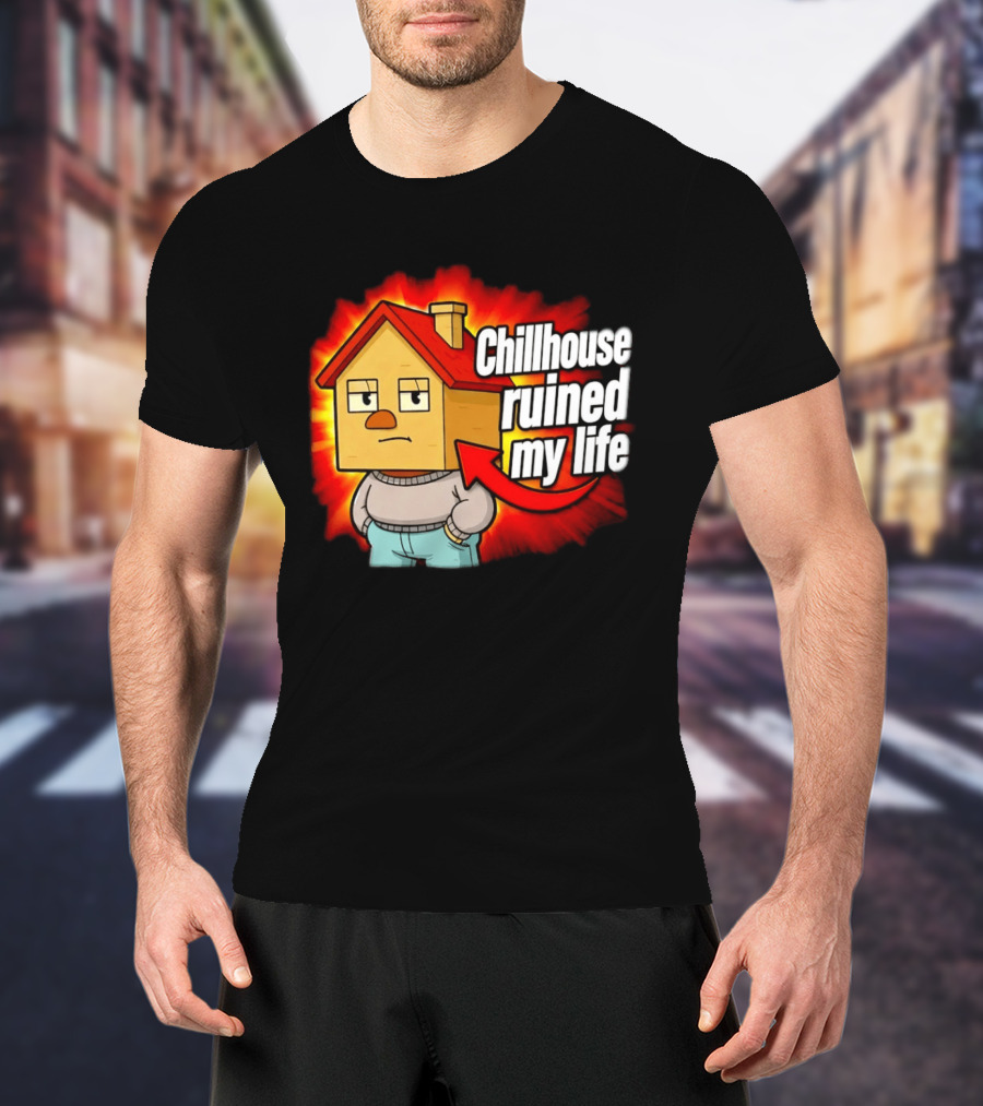 Chillhouse Ruined My Life Cube House T-Shirt
