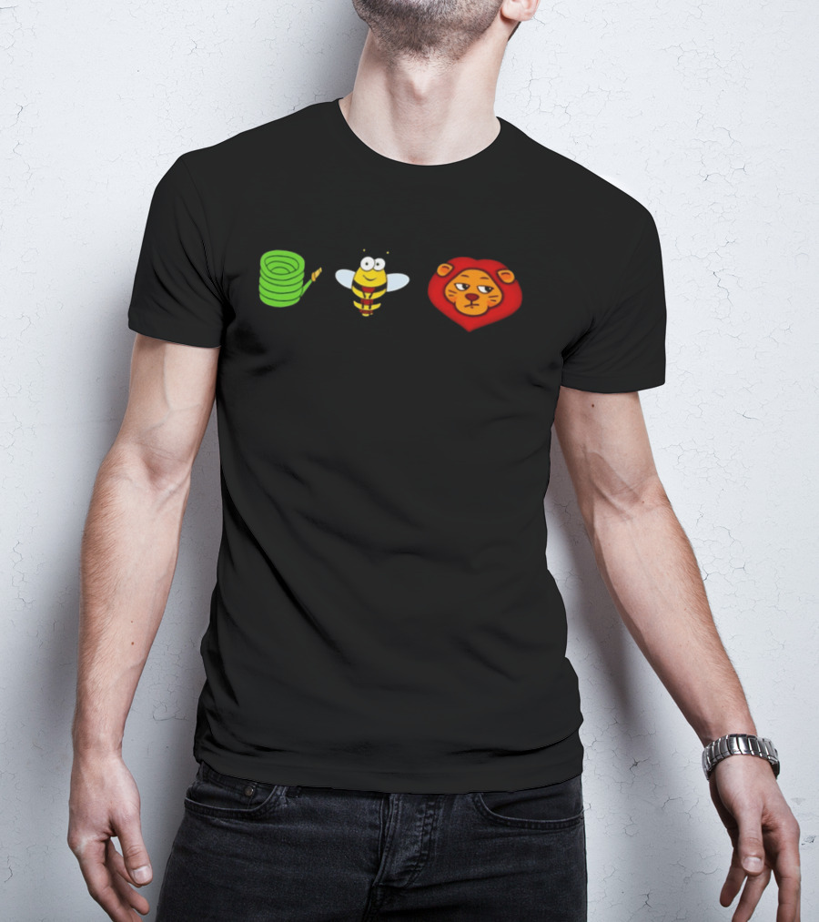 Hose Bee Lion Meme Visual Wordplay Fun T-Shirt