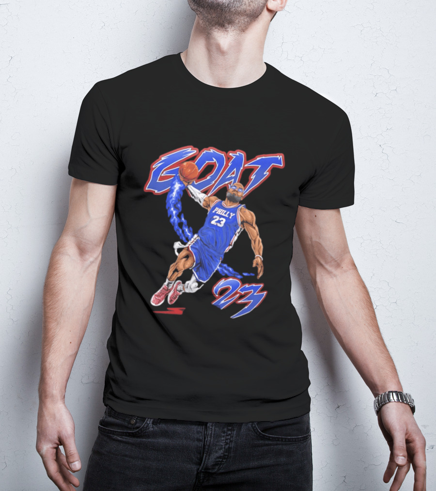LeBron James Philly 23 GOAT Planet Euphoria Limited Edition T-Shirt