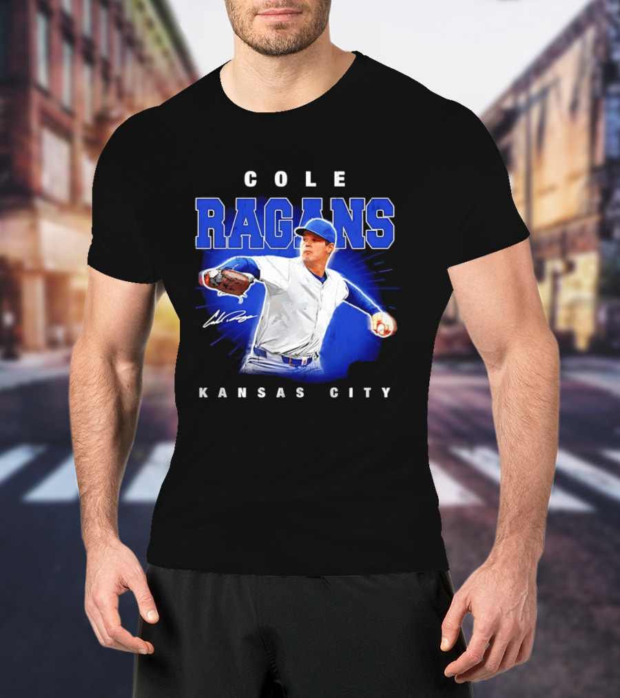 Cole Ragans Iconic Kansas City Pitcher Baseball Performance T-Shirt