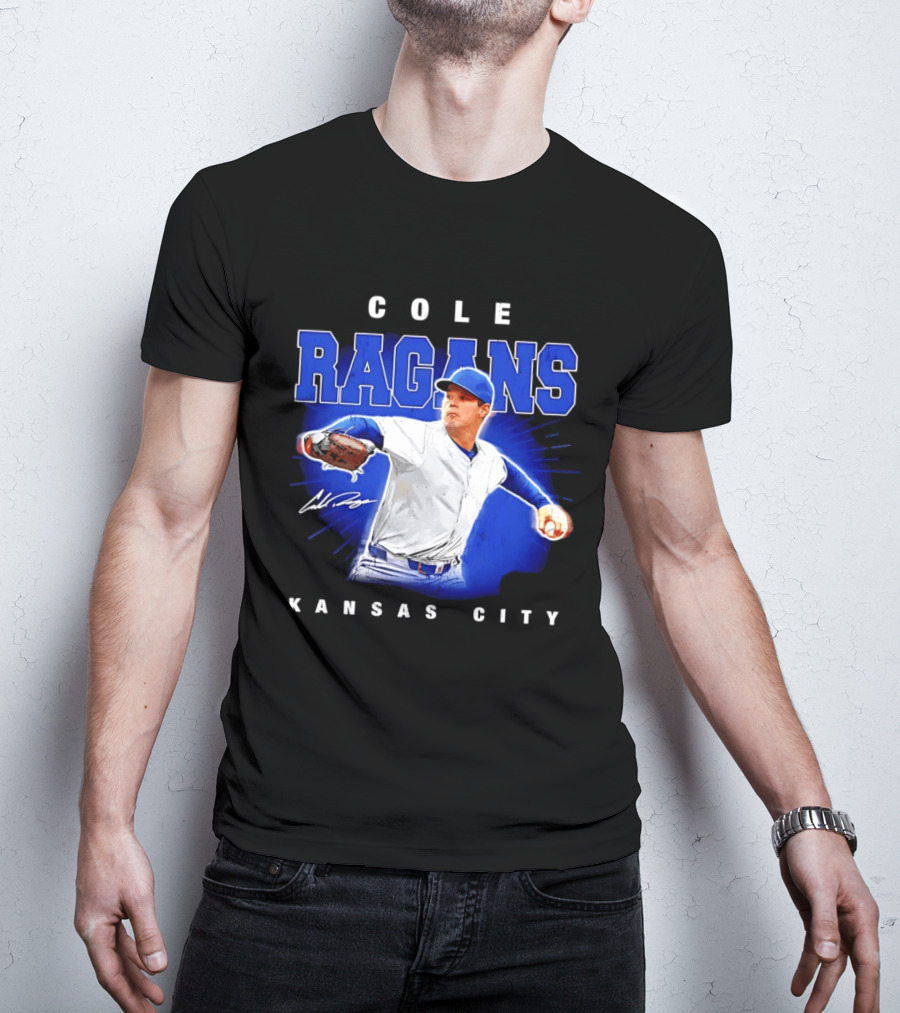 Cole Ragans Iconic Kansas City Pitcher Baseball Performance T-Shirt