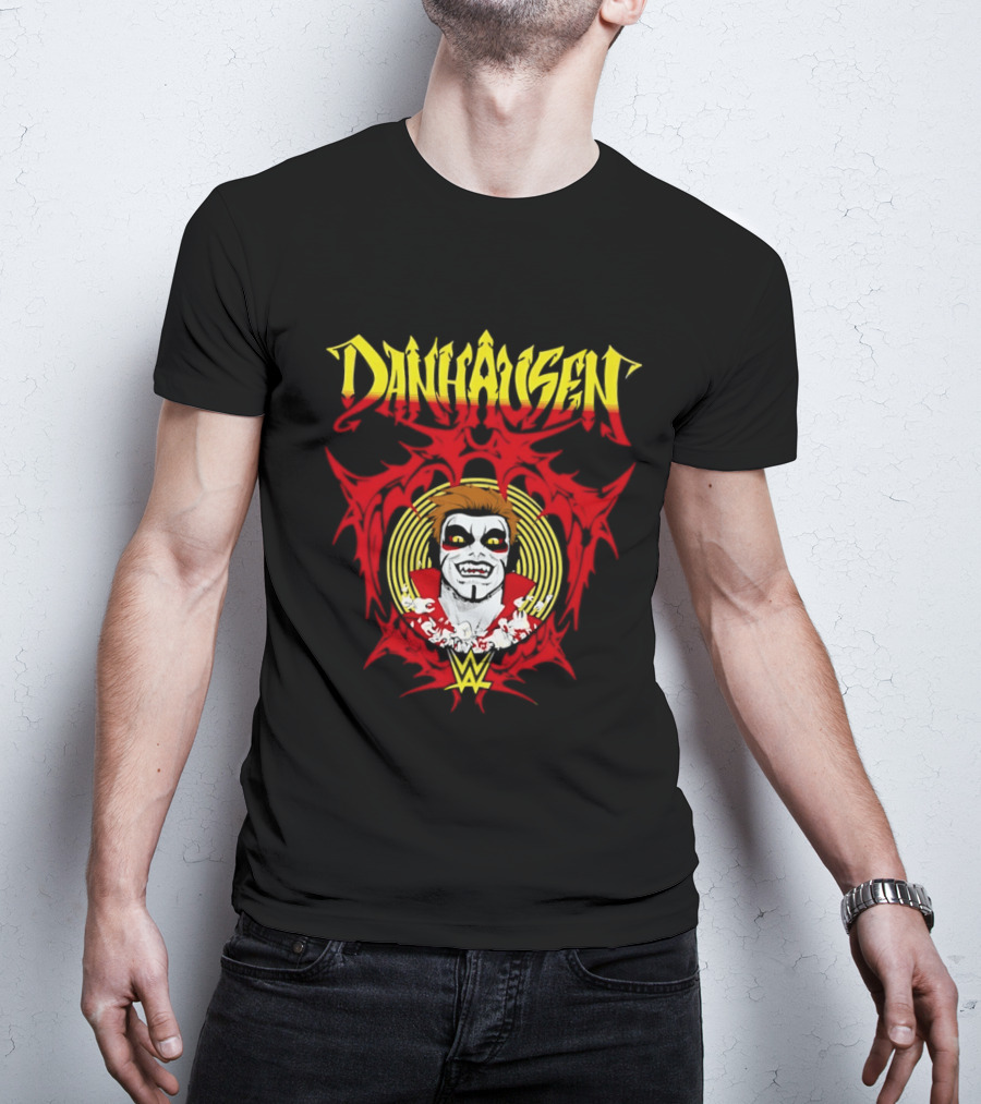 Danhausen WWE Vector Face Paint And Red T-Shirt