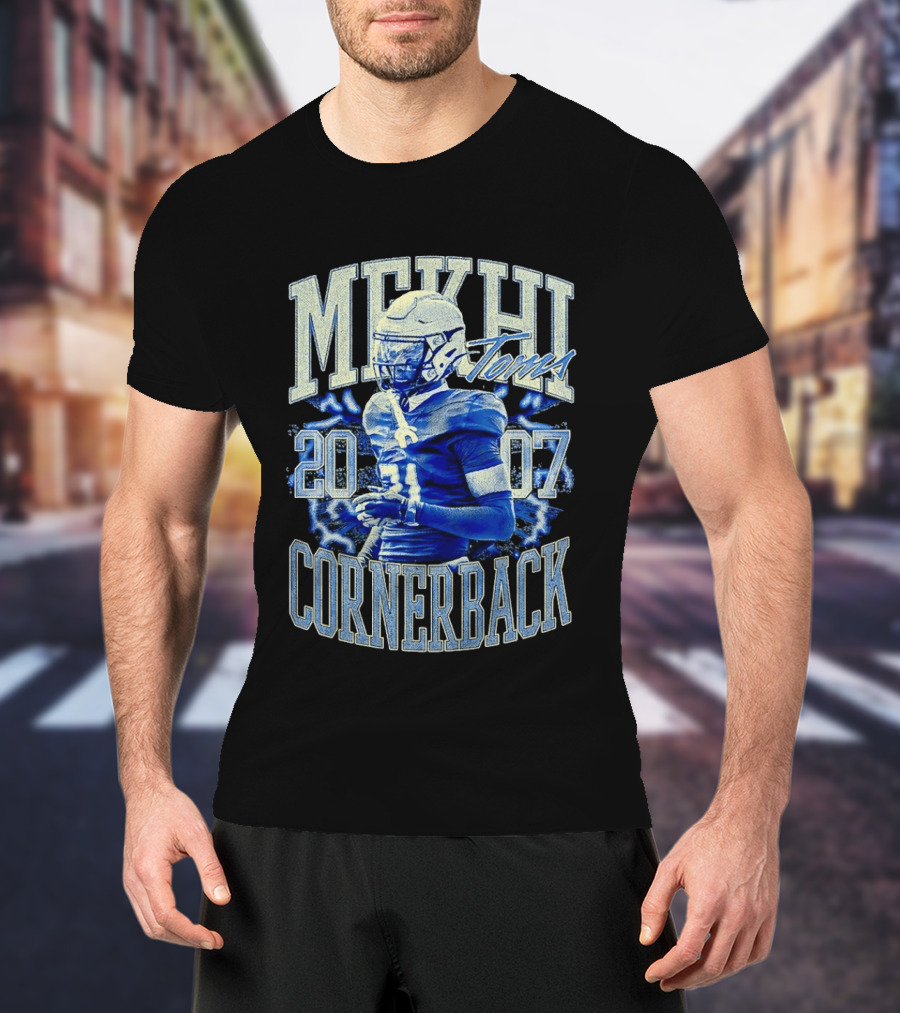 Mekhi Toms Cornerback 2007 Football Player Sports T-Shirt