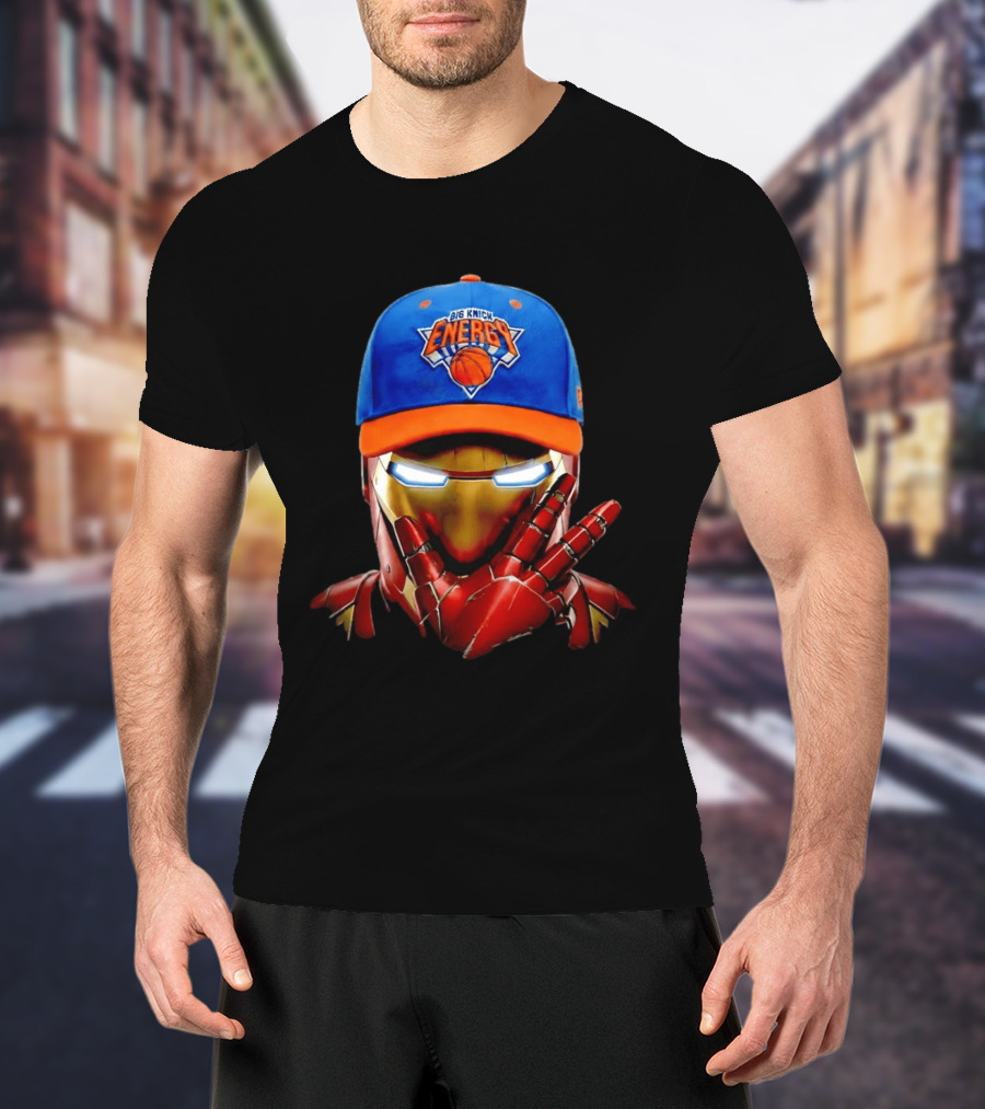 Big Knick Energy Iron Man New York Knicks T-Shirt