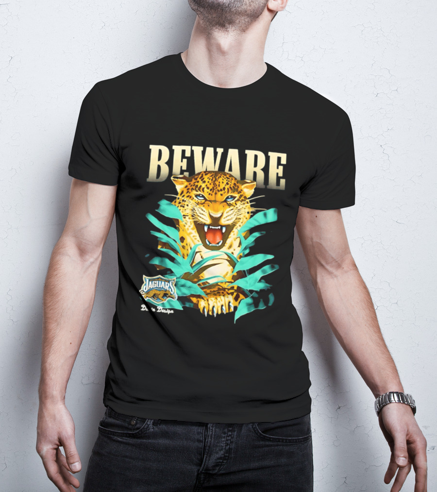 Jacksonville Jaguars Beware Logo Puma Blanca T-Shirt
