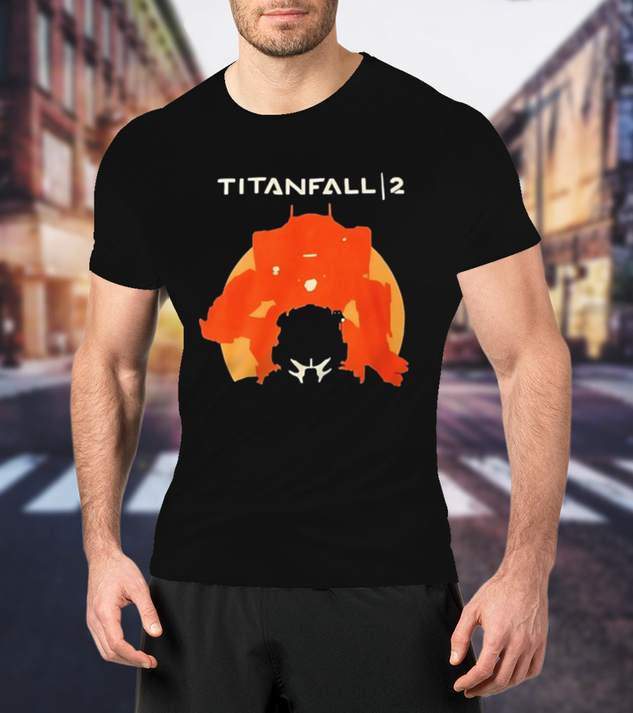 Rip Vince Zampella Titanfall 2 Orange Mech T-Shirt