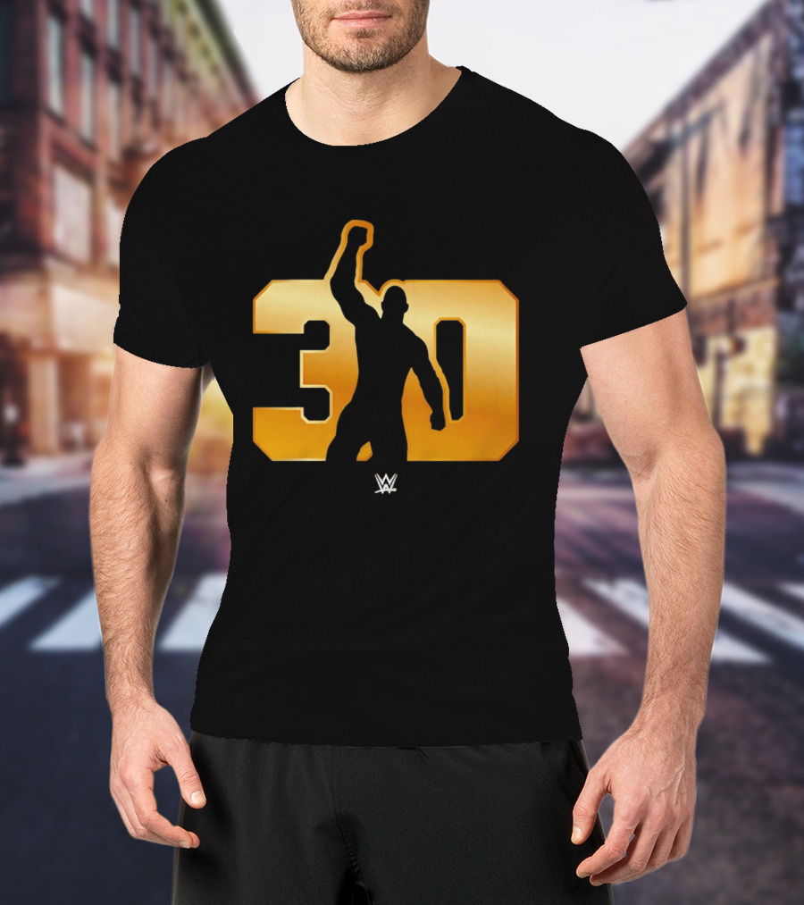 The Rock 30 WWE Years Anniversary Celebration T-Shirt