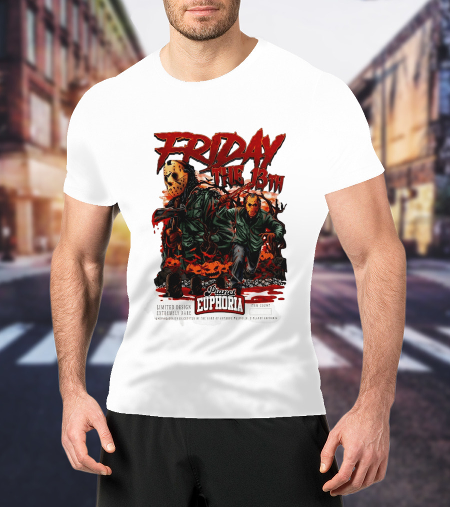 Friday The 13th Jason Voorhees Planet Euphoria Limited Edition T-Shirt