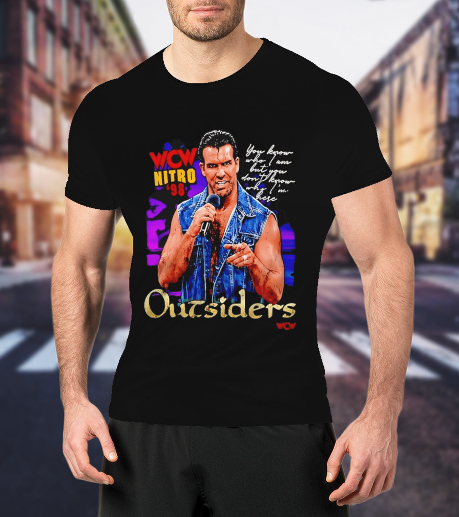 WCW Nitro '98 Scott Hall Outsiders You Know Who I Am T-Shirt