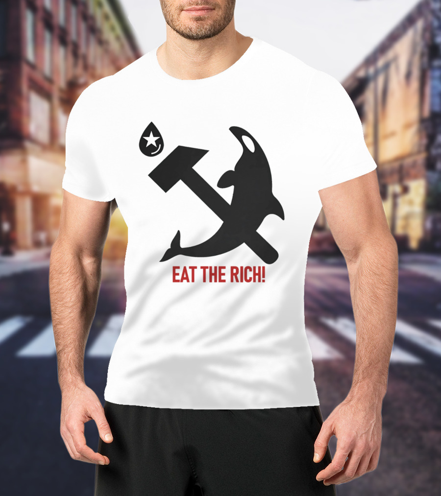 Eat The Rich Orca Hammer Star T-Shirt