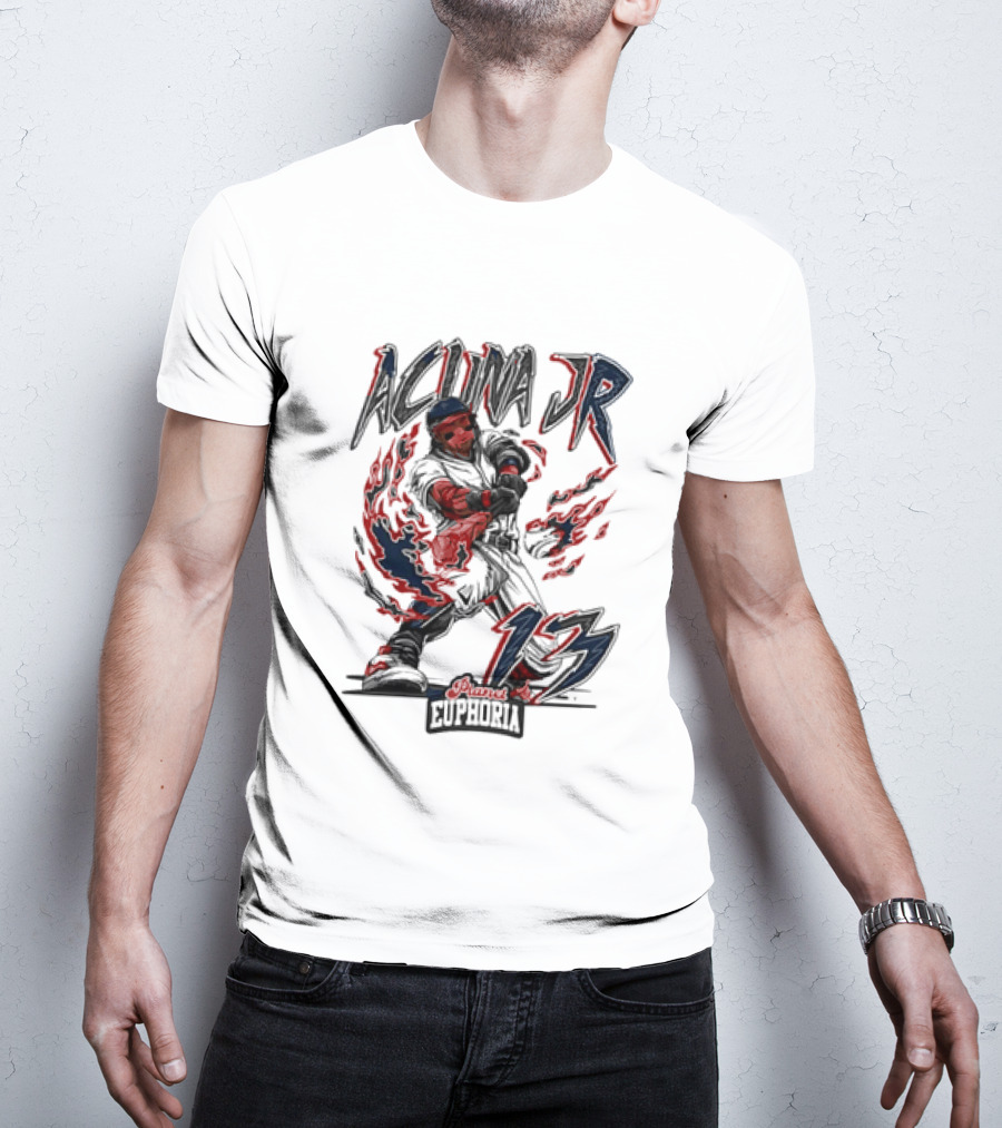 Acuna Jr 13 Euphoria Atlanta Braves T-Shirt