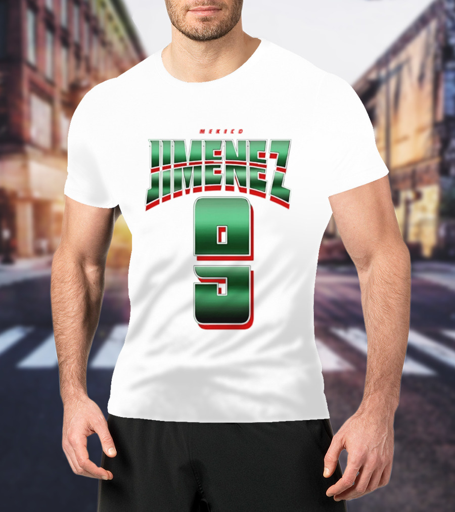 Mexico Jimenez 9 El Tri Number Name T-Shirt