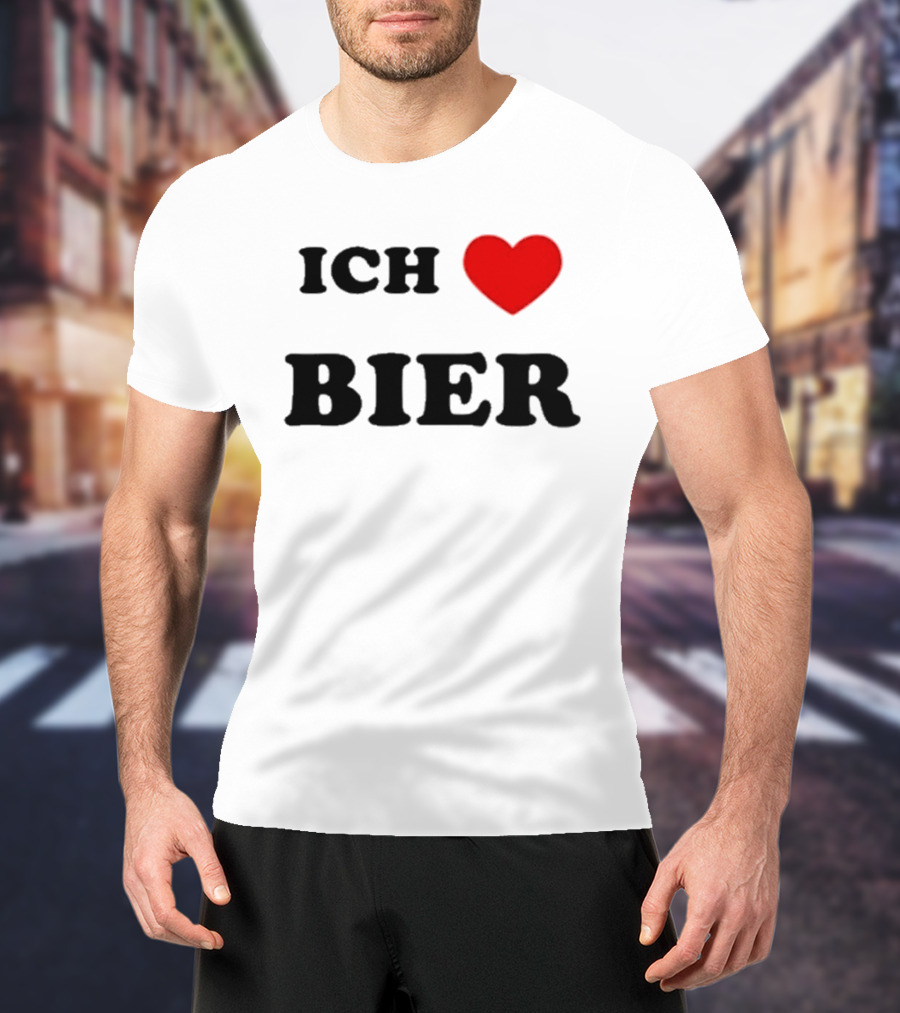 Ich Love Bier Heart Germany T-Shirt