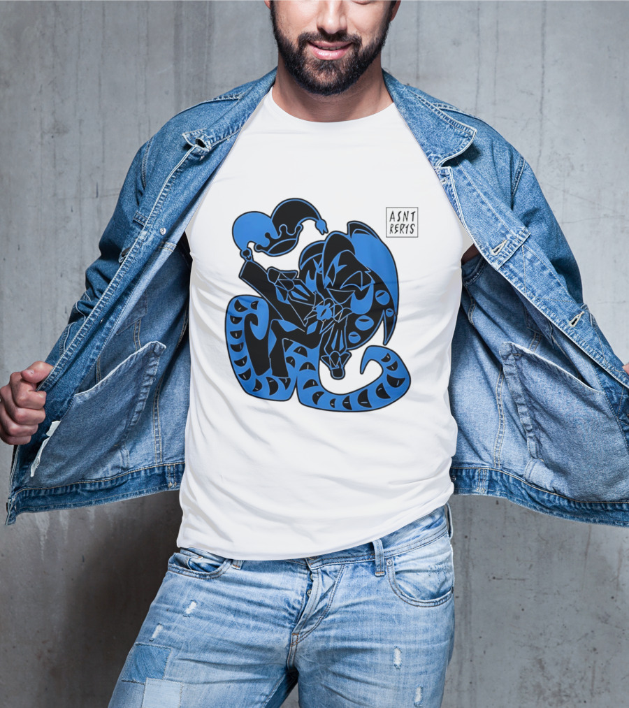Shadow Milk Cookie Run A4NT Peeking Jester Snake T-Shirt