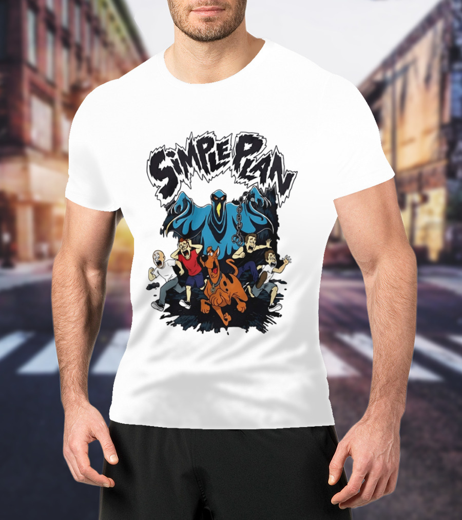 Simple Plan Scooby Doo The Bigger Than You Think Tour 2026 T-Shirt