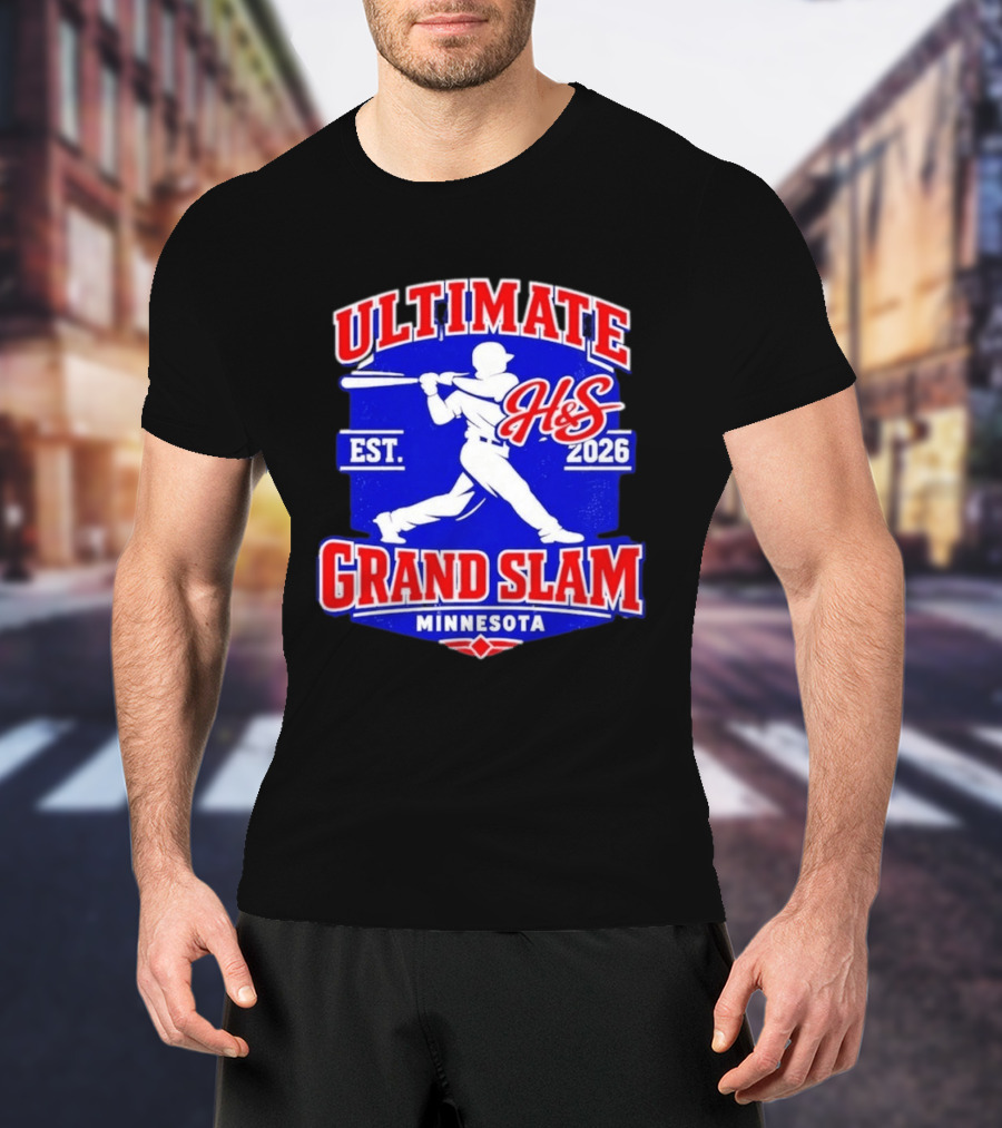 Ultimate H&S Grand Slam Baseball Minnesota Est 2026 T-Shirt