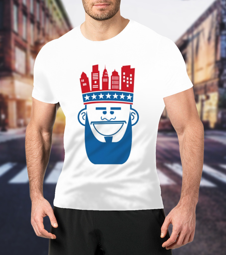 Lebron James Philadelphia 76ers Philly King Skyline Crown T-Shirt