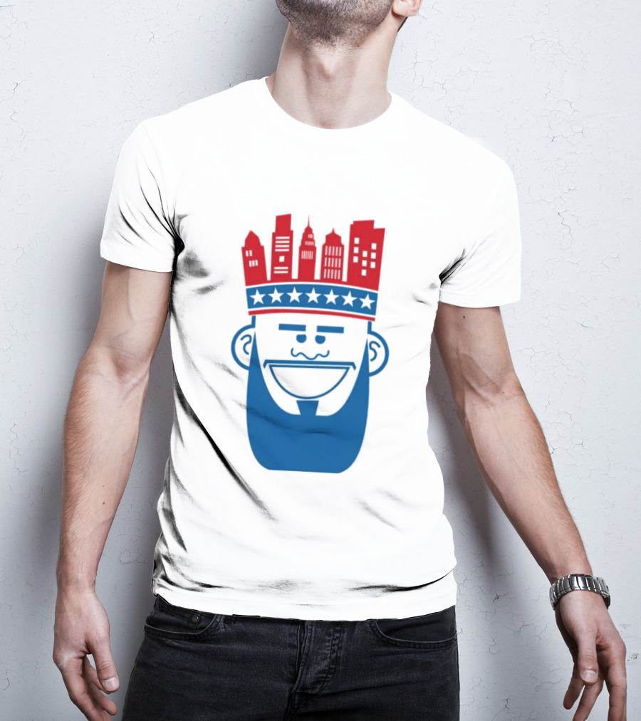Lebron James Philadelphia 76ers Philly King Skyline Crown T-Shirt