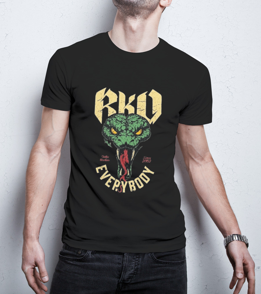 Randy Orton RKO Viper Outta Nowhere Everybody Since 2002 T-Shirt