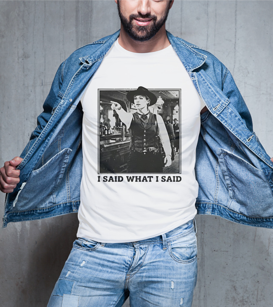 Sophie Cunningham Cowgirl I Said What I Said Indiana Fever T-Shirt