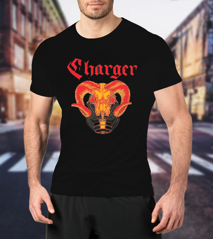 Charger Apocalypse Gas Mask Ram T-Shirt